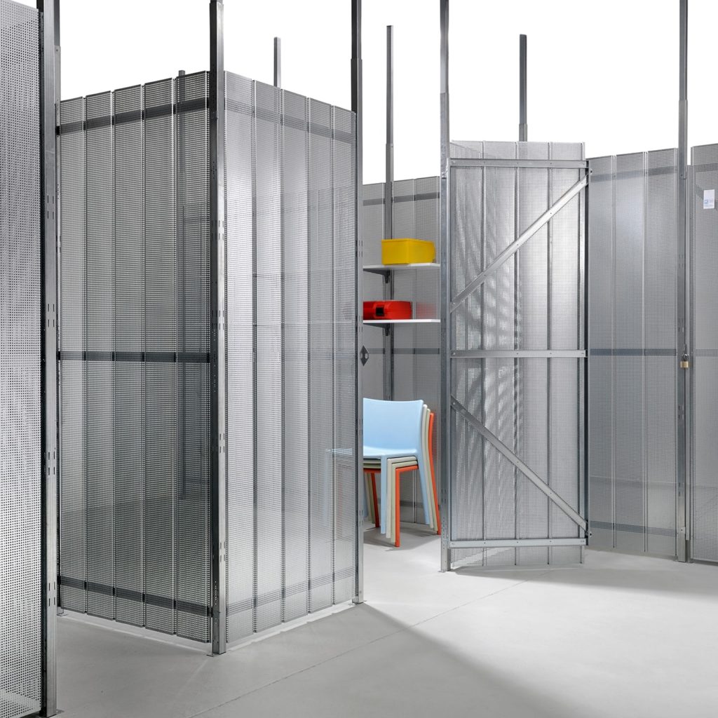 Kellertrennwand Lochblech